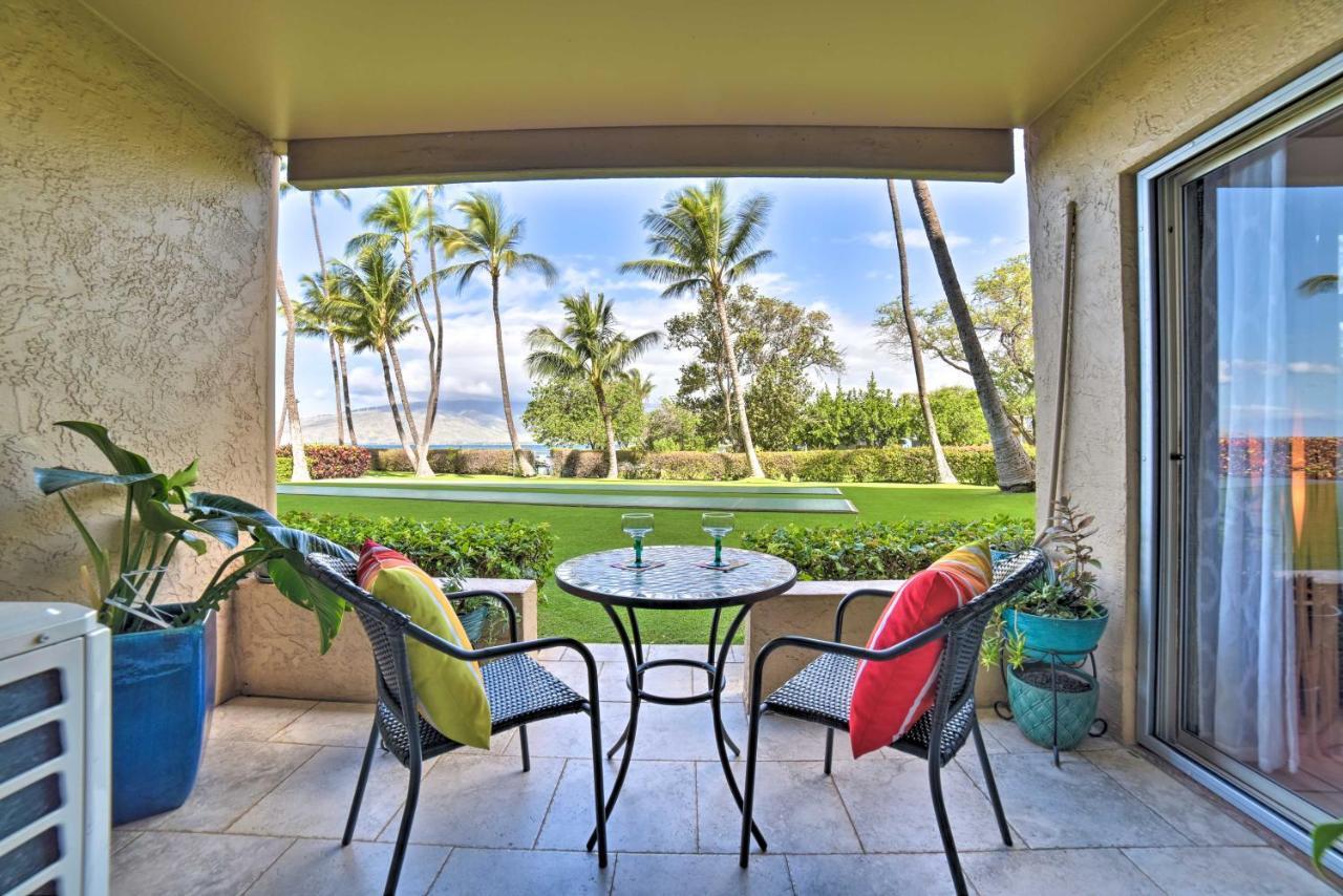 Ocean-View Kihei Condo With Lanai Steps To Beach! Exteriér fotografie